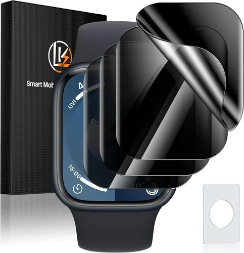 Vista 23 de LK Pack de 3 para Apple Watch Ultra 3 Protector de Pantalla 49mm [Cero-Falla] HD Top 9H Vidrio Templado Apple Watch Ultra / Ultra 2 Protector