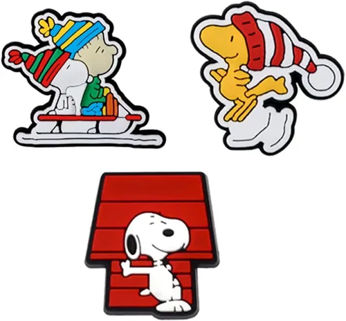 Vista 4 de Dijes de zapatos de película, dije de zapatos de dibujos animados diseñado para sandalias de diapositivas, decoraciones de zapatos