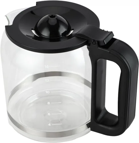 Vista 6 de ALLCUP Jarra de café de vidrio de 14 tazas compatible con Ninja DCM201