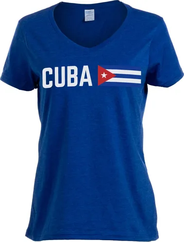 Vista 55 de Nations of the World - Camiseta con cuello en V para mujer