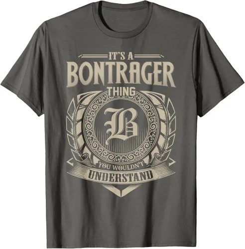 Vista 30 de Camiseta vintage It's A BONTRAGER Thing You Wouldn't Understand Name, Negro