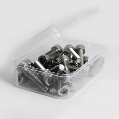 Vista 6 de M4 x 6mm Tornillos de cabeza hexagonal con casquillo de acero inoxidable 304, pernos métricos de máquina con rosca hexagonal, accionamiento Allen