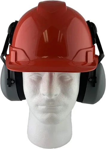 Vista 11 de Ridgeline - Casco de seguridad estilo gorra con orejeras incluidas, casco azul