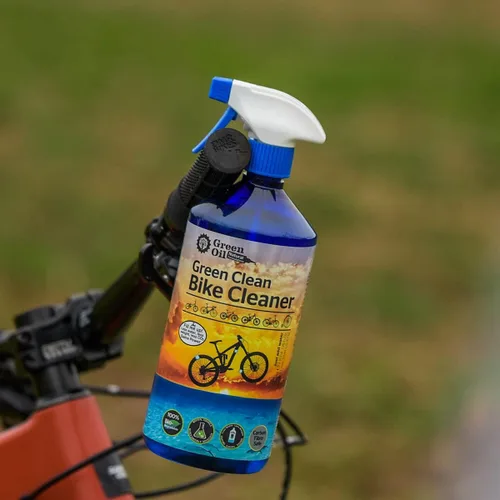 Vista 4 de GREEN OIL Paquete Saver - Incluye cera seca para cadena de bicicleta de 3.4 fl oz, gelatina desengrasante 3.4 fl oz, limpiador de bicicletas Green
