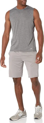 Vista 4 de Tienda Essentials Camisa Tech Stretch Muscle para hombre