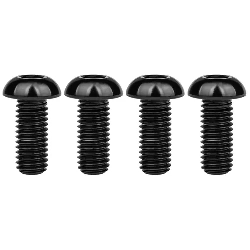 Vista 34 de Tornillos de titanio M8 con cabeza de botón, paquete de 4 (M8x15mm, negro) 15 20 25 30 1.378 in disponible para modificaciones de coches