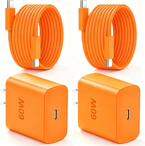 Vista 9 de 60W Super Fast Charger USB C, Type C Android Phone Charger Fast Charging Negro