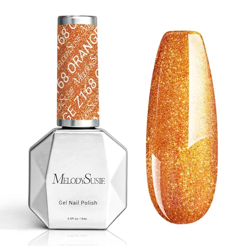 Vista 72 de MelodySusie - Esmalte de uñas en gel con brillo perla rosa brillante, 0.5 fl oz, efecto hilo, con acabado de concha rosa brillante, UV LED