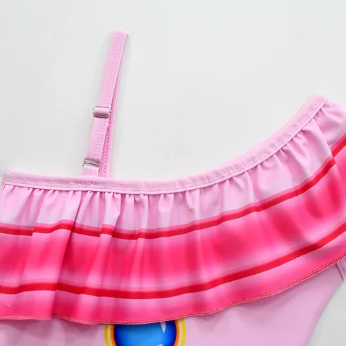 Vista 5 de Traje de baño de princesa para niñas, traje de baño de una pieza para cosplay