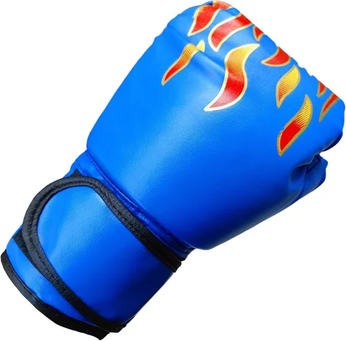 Vista 2 de Guantes de boxeo para niños, guantes de boxeo para niños de 5 a 13 años, niños y niñas, guantes de entrenamiento de boxeo para saco de boxeo