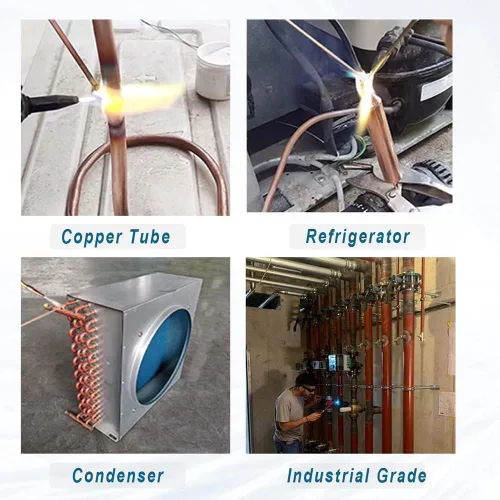 Vista 7 de Cobre recubierto de carbono 0.197x13.976 in carbono gouging Rod Copperclad electrodos 3pcs