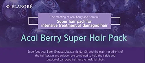 Vista 2 de Elabore Acai Berry Hair Pack 33.80fl.oz/ 33.8 fl oz