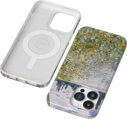 Vista 4 de Funda Casely para iPhone 14 Pro Île aux Fleurs The Met Museum Compatible con MagSafe