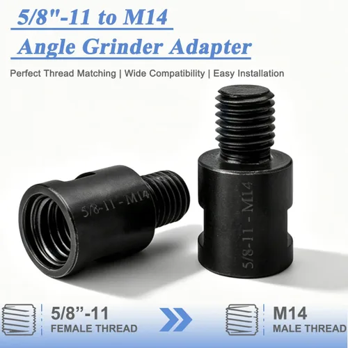 Vista 3 de Wolfride Adaptador de accesorio para amoladora angular M14 de 5/8-11 a hembra a M14 adaptador macho (2 piezas)