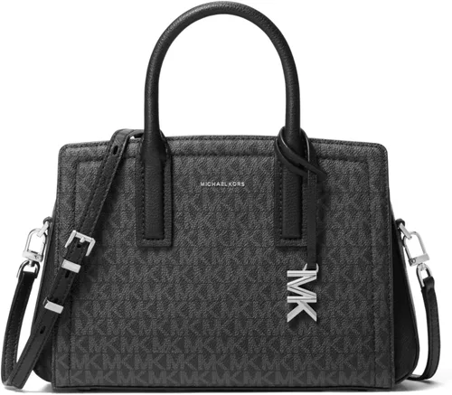 Vista 6 de Michael Kors - Laila, bolso pequeño para mujer Herrajes dorados/vainilla/bellota