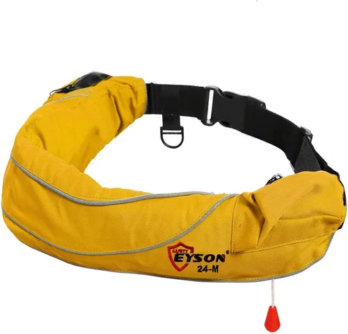 Vista 10 de Eyson - Cinturón inflable tipo chaleco salvavidas - Manual. 600 negro