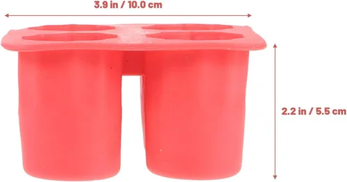 Vista 5 de Bandeja de cubitos de hielo de silicona, molde para cubitos de hielo, bandeja de hielo, bandejas para cubitos de hielo