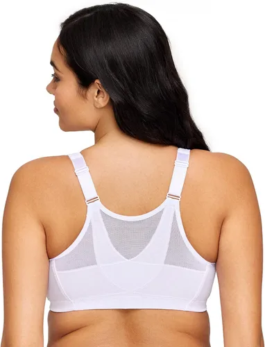 Vista 21 de Sostén Glamorise de mujer, tamaño plus, postura mágica elevada, apoyo de espalda, negro, 48I