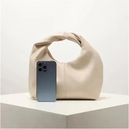 Vista 6 de Color sólido Top Embrague Bolso Elegante Twist Cuadrado Simple Versátil Viaje Bolso Mujer Diseñador Bolsos Señora Bolso Monederos