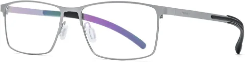 Vista 5 de FONEX Marco de lentes de titanio marco de anteojos óptico de miopía cuadrado para hombre 8521