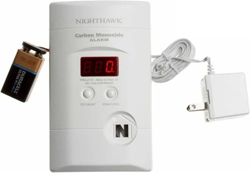 Vista 11 de Kidde - Detector de monóxido de carbono, enchufe de pared con respaldo de batería de 9 voltios, pantalla LED digital - 2