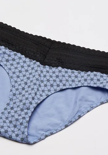 Vista 3 de Warner's Paquete de 3 pantaletas hípster Blissful Benefits que no forma rollitos, para mujer