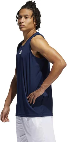 Vista 3 de Adidas Camiseta jaspeada sin mangas para hombre