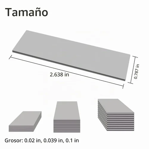 Vista 7 de UCEC 30 almohadillas térmicas GPU, 2.6 x 0.8 pulgadas, almohadilla térmica de silicona reutilizable para CPU, almohadilla de enfriamiento