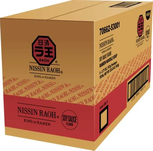 Vista 8 de Nissin RAOH - Sopa de fideos ramen, salsa de soja, 3.77 onzas (paquete de 6)