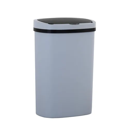 Vista 8 de Dopinmin Cubo de basura de cocina de 13 galones de 50 litros, hermoso cubo de basura con tapa y sensor automático para oficina, dormitorio, sala