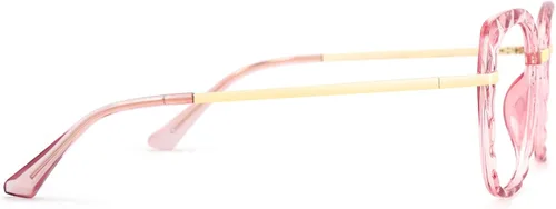Vista 4 de Zeelool Lentes gruesos de gran tamaño Cat Eye TR90 con bloqueo de luz azul para mujer Daisy OT959223