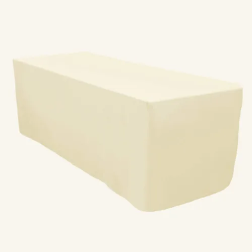 Vista 15 de Surmente - Manteles negros para mesas rectangulares de 6 pies, 30 x 72 pulgadas Protector de mesa ajustado, sin arrugas, tela de poliéster