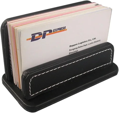 Vista 3 de KINGFOM Juego de organizador de escritorio de oficina T102-3PCS/suministros de oficina Ecológico de cuero sintético incluye soporte para caja