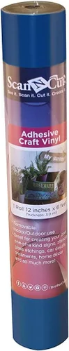 Vista 11 de Brother ScanNCut - Rollo de vinilo adhesivo negro CAVINYLBK de 6 pies