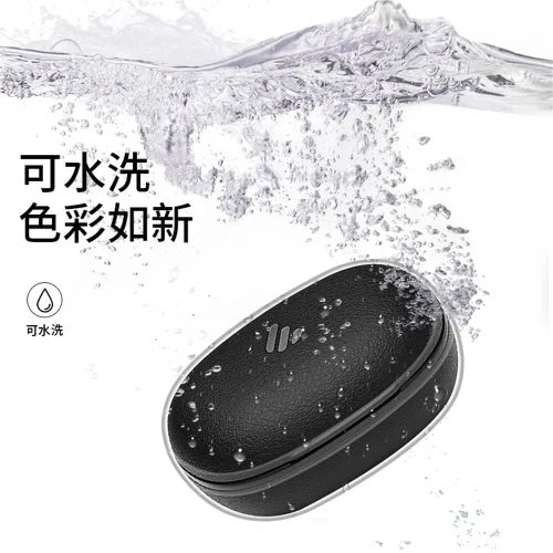 Vista 8 de DAYJOY - Juego de 2 fundas protectoras transparentes de TPU suave compatibles con auriculares inalámbricos Edifier NB2/NB2 Pro, funda protectora