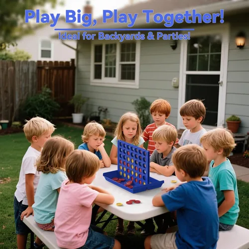 Vista 4 de Pup Go Juego Grande de 4 en Raya para Niños de 3 Años en Adelante para Niños, Niñas y Adolescentes, Juegos de Mesa Familiares para Interiores
