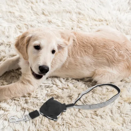 Vista 2 de Alipis Correa retráctil automática para perro, cuerda de tracción telescópica de gran tamaño, mango cómodo para caminar, trotar, senderismo