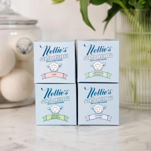 Vista 7 de Nellie's Bola secadora de lana perfumada de bergamota Perfumada