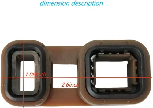 Vista 3 de 1 par de conectores de módulo de cuerpo de válvula de 6 velocidades A/T y sello de cuerpo de válvula de transmisión apto para vehículos Ford