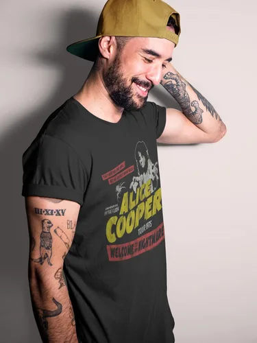 Vista 3 de Alice Cooper WTMN 1975 Tour - Camisetas de manga corta para adultos