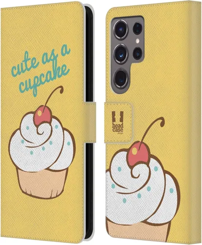 Vista 134 de Head Case Designs Assortment Cupcakes Happiness Leather Wallet Case Compatible with Samsung Galaxy A07 4G Surtido