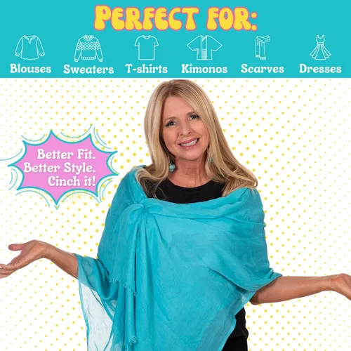 Vista 6 de Cinch It Clothing Cinch Clips - Hidden Dress Cinch Clip & Shirt Cincher Clip - Fashion Accessories for Women