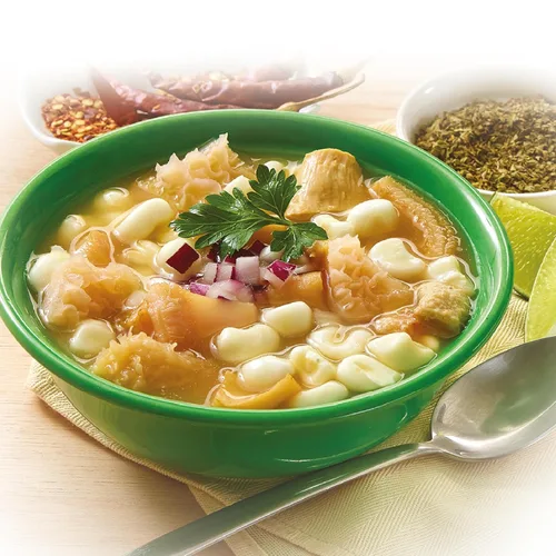 Vista 7 de Chata Mexican White Menudo, estofado de ternera con maíz hominy, 25 onzas (paquete de 3) Listo para comer, solo calienta y sirve