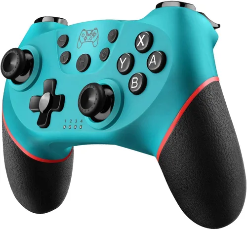 Vista 10 de Upgraded Wireless Controller for Switch/Lite/OLED/Switch 2 Pro Controller for Switch Remote Joystick Gamepad Supports Wake up, Gyro Axis, Turbo