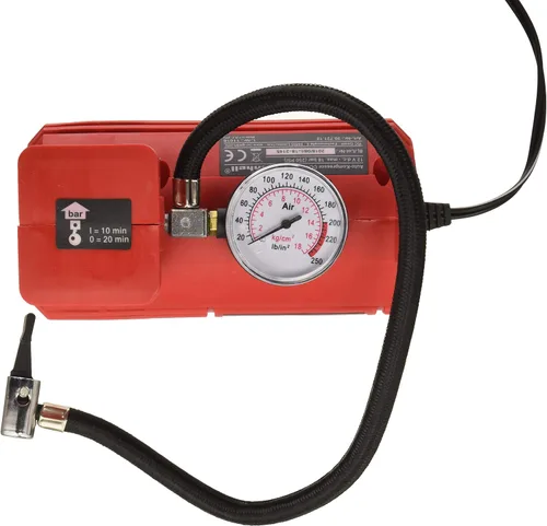 Vista 3 de Einhell Imprimir 18 Bar CC AC 12 V Compresor para Coche DC 12 V Rojo