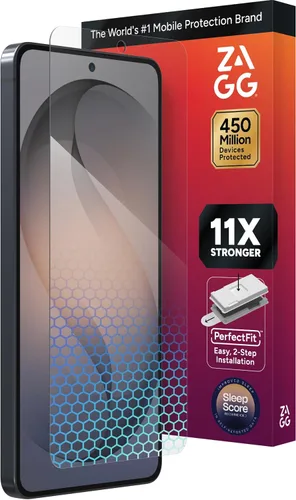 Vista 9 de ZAGG Glass XTR3 - Protector de pantalla para Samsung Galaxy Z Flip7 FE/ Flip6 (solo pantalla frontal), vidrio reciclado, más avanzado
