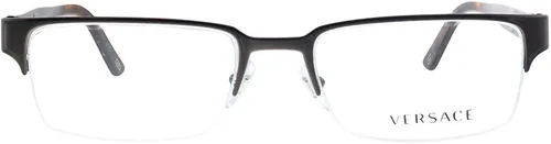 Vista 2 de Versace VE 1184 1269 - Lentes rectangulares de metal marrón cepillado 2087in cepillado marrón
