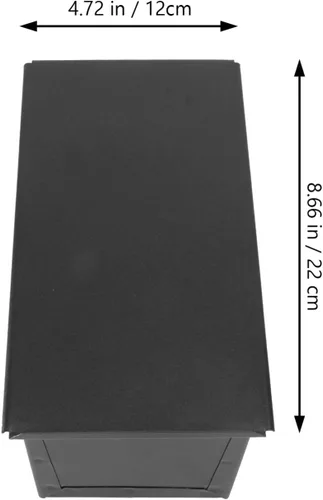 Vista 2 de DOITOOL Pan de acero inoxidable con tapa, antiadherente, negro, 15.87 oz