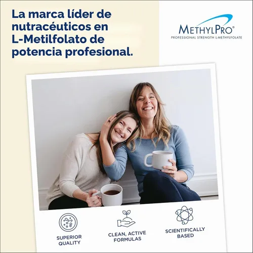 Vista 9 de Complejo MethylPro B con L-metilfolato 15 mg, 30 cápsulas