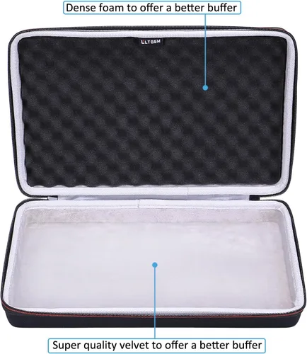 Vista 4 de LTGEM - Funda rígida de EVA para Novation Launchkey Mini teclado USB de 25 notas controlador MK2 - Bolsa protectora de viaje para almacenamiento